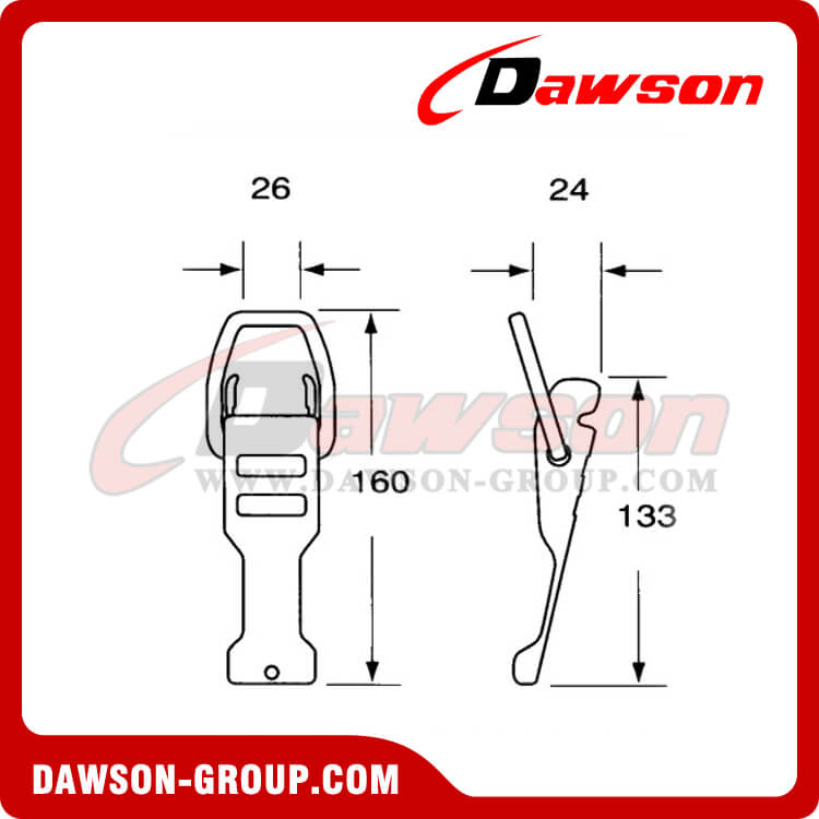 DSPB25151 パドル バックル - Dawson Group Ltd. - 中国メーカー、サプライヤー、工場