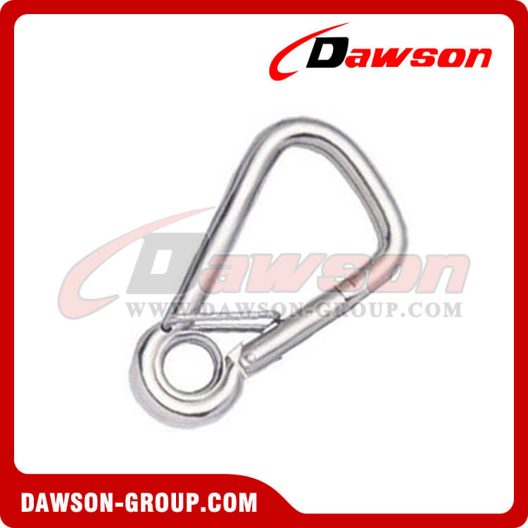 MOSQUETON DE &Aacute;NGEL OBLICUO CON OJAL Y PASADOR DE RESORTE - DAWSON GROUP LTD.- FABRICANTE, PROVEEDOR, F&Aacute;BRICA DE CHINA