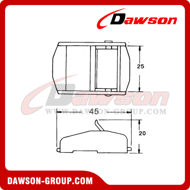 DSCB25031B カム バックル - 中国メーカー サプライヤー