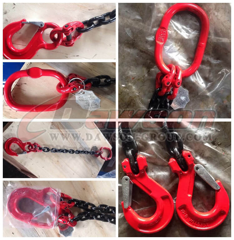 Eslinga de cadena de grado 80 - Dawson Group Ltd. - Fabricante, proveedor y f&aacute;brica de China