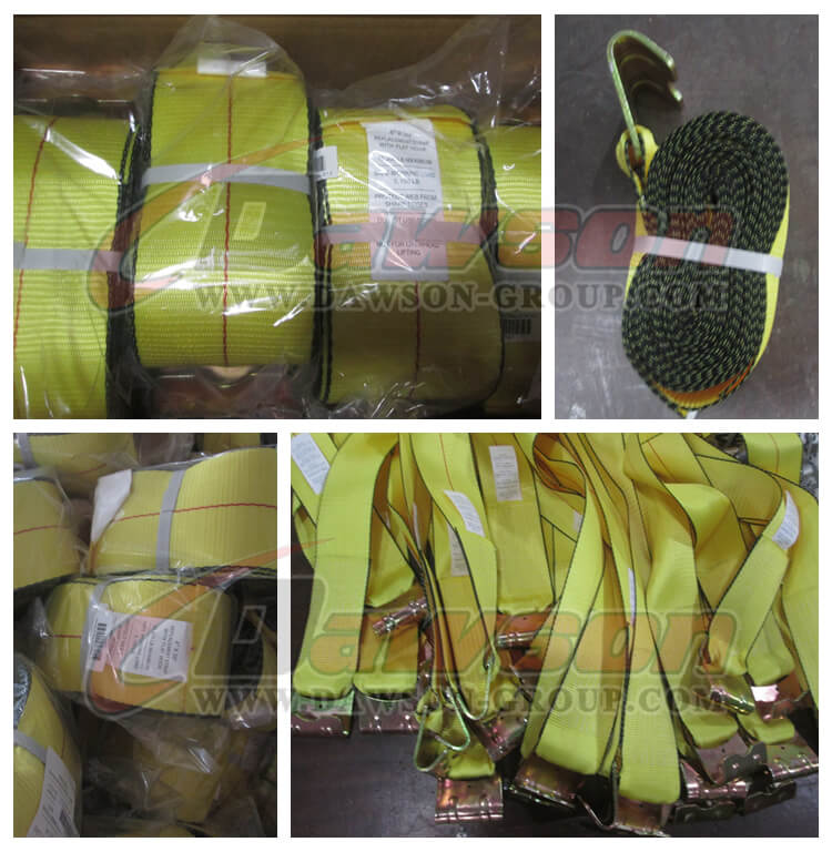 チェーンとフック付き 4 インチ ウインチ ストラップ - Dawson Group Ltd. - 中国メーカー、サプライヤー、工場