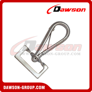 Snap Hook Meia Rodada Com Rectangle Swivel