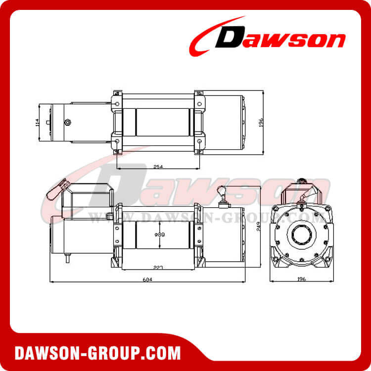 DG17000 の図面 - 電動ウインチ - Dawson Group Ltd. - 中国メーカー、サプライヤー、工場、輸出業者
