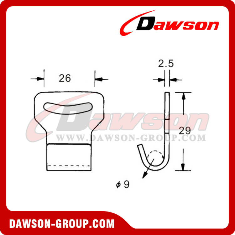 DSFH25081 フラット フック - Dawson Group Ltd. - 中国メーカー、サプライヤー、工場