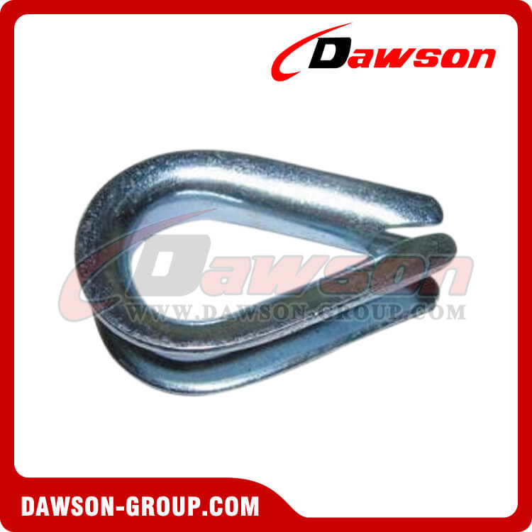 亜鉛メッキワイヤーロープシンブルDIN 6899タイプB - Dawson Group Ltd. - 中国メーカー、サプライヤー、工場 