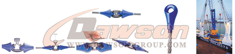Aplicaci&oacute;n de eslinga de vertido de cable de acero y grillete de uni&oacute;n en forma de C - Dawson Group Ltd. - Fabricante, proveedor, f&aacute;brica y exportador de China