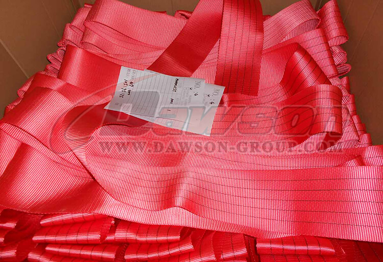 5000kg 5トンポリエステルラウンドリフティングスリングスリーブチューブ、ソフトスリングスリーブ - 中国メーカーサプライヤー