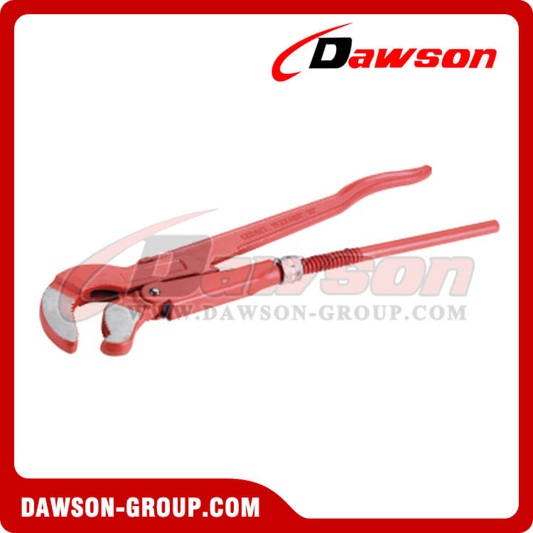 DSTD3072 Llave para tubos de punta curvada tipo S, herramientas de agarre para tubos 