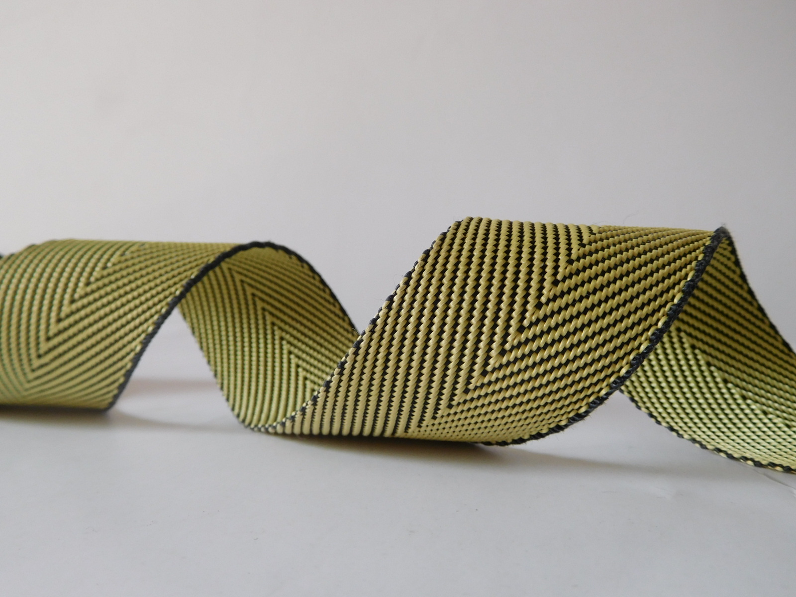 Aramid fiber fire retardant webbing for industry