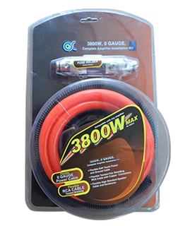  Kit audio del cableado del amplificador de la instalación del coche del kit del amperio del coche del alto grado 0GA CCA