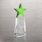 Emerald Star Pinnacle Crystal Trophy for Employee Recognition Event (#78216)
