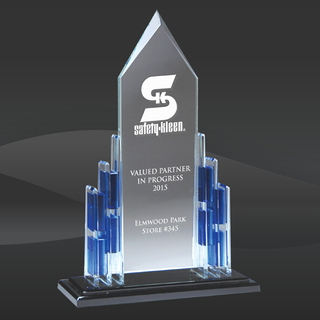 Blue Throne Crystal Award (D-DT900)