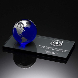 World of Thanks Award Blue &amp; Silver (#60142)
