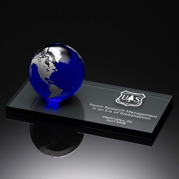 World of Thanks Award Blue &amp; Silver (#60142)