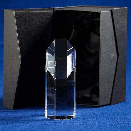 Octagon Crystal Trophy (#78005)