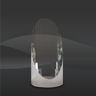 Oval Tube Crystal Award (J-CRY3701S, J-CRY3701M, J-CRY3701L)