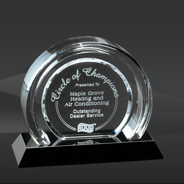 Crystal Circle Halo Award (CD-6344, CD-6345, CD-6346)