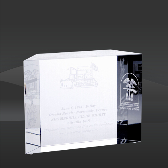 Top Crystal Block Award (TM-C411, TM-C412)