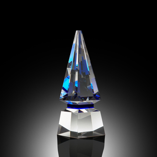 Blue Spire Elite Crystal Award (#E2898)
