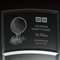Jade Glass Golf Contour Award (#80021, #80022, #80023)