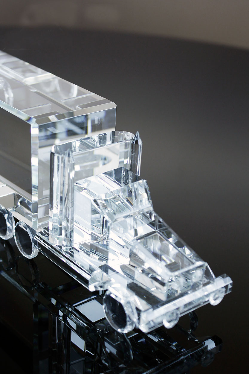 Recognition Ideas Crystal Semi-Trailer Truck