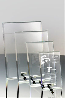 Quad Leadership Glass Award (#1592, #1593, #1598, #1399)