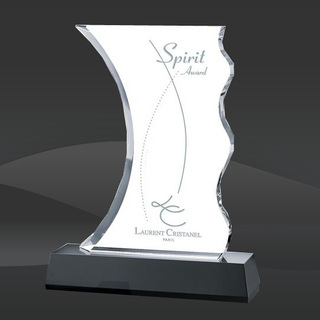 Curved Waves Crystal Award (MP-OPT9122K)