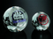 Clipped Globe Crystal Award (CA-1213)