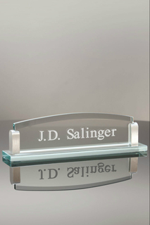 Billboard Jade Glass Desk Plate (#4075)