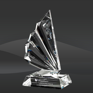 Wings of Focus Crystal Award (STR-OPT8611, STR-OPT8612, STR-OPT8613)