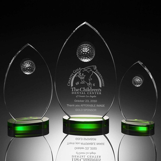 Arrow Crystal Golf Award (#4018, #4019, #4020)