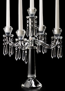 17in Chandelier Ornament Crystal Diamond Candelabra