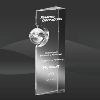 Spinning World Crystal Award (MPI-CR-A470WS-8)