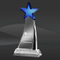Aqua Star Crystal Award (MPI-CR-A1049BU-10)