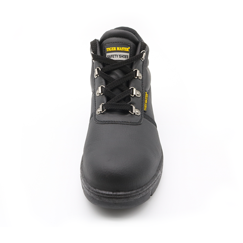 Oil Slip Resistant Puncture Proof PVC Safety Shoes Steel Toe