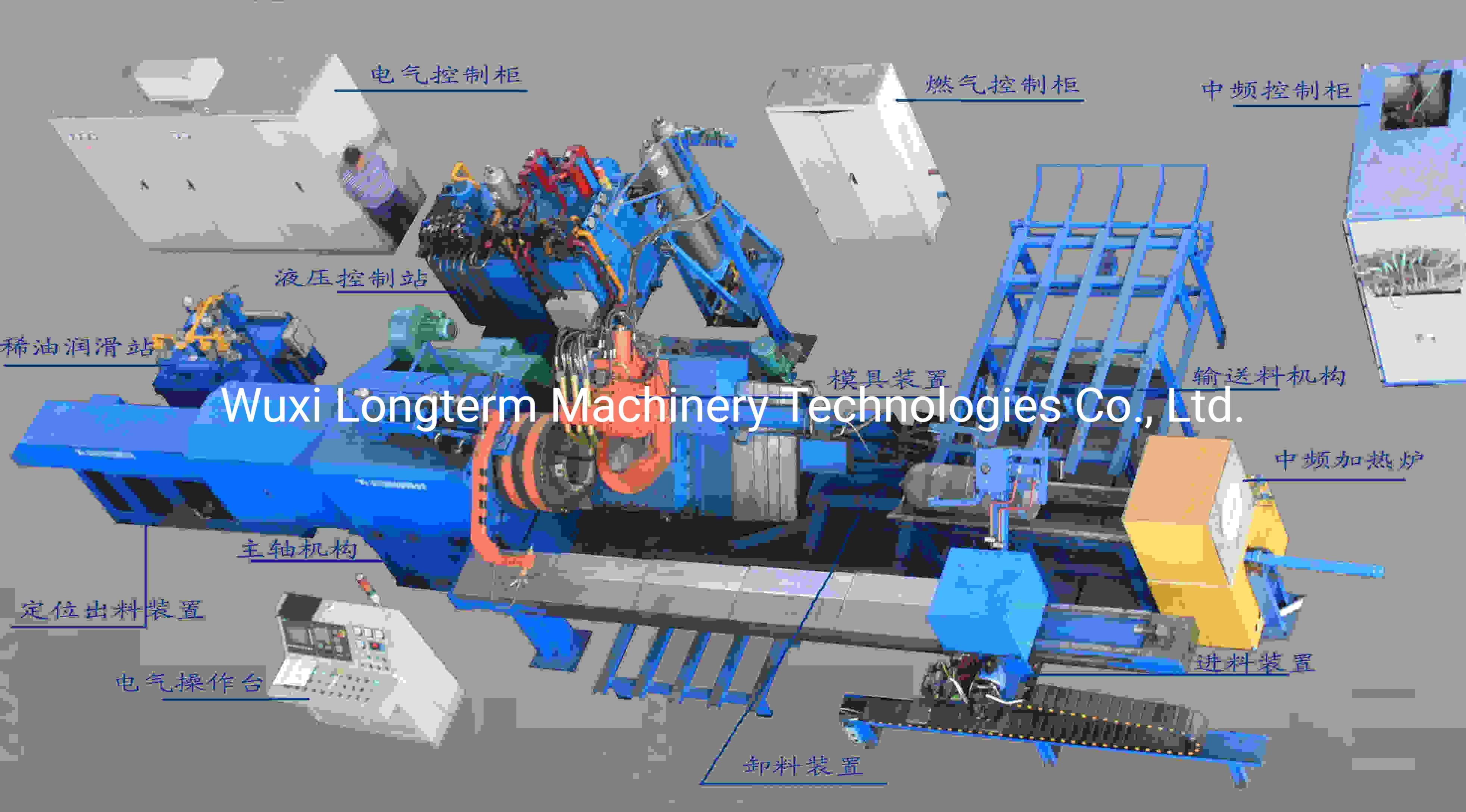 High Pressure Cylinder Making/ Hot Spinning Machine