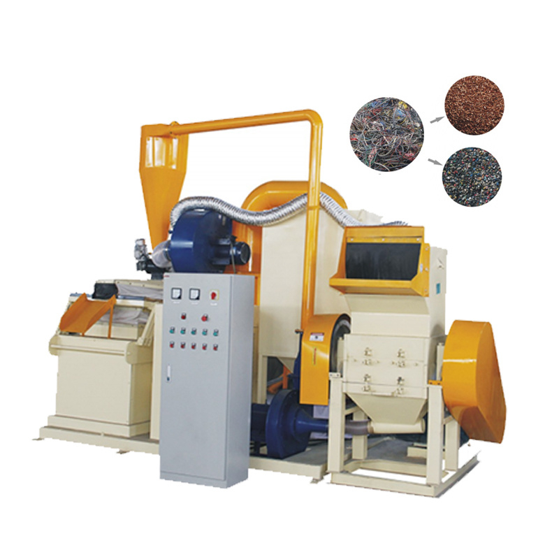 Waste Metal Scrap Shredder Radiator Copper and Aluminum Recycling Machine Wire Copper Recycling Machine