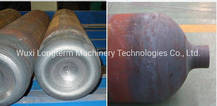 Roller Type Hot Spinning Machine for CNG Cylinders of Diameter 232 mm to 406 mm and Length of 600 mm to 2500 mm.