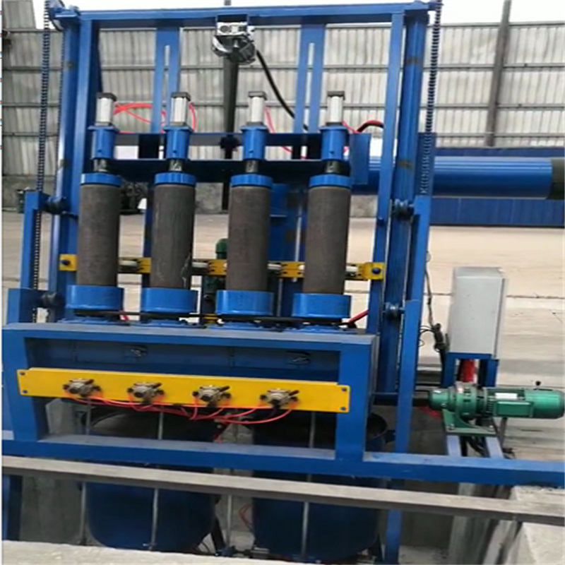 Hig Pressure Seamless / CNG Cylinder Surface Cleaning Shot Blasting Machine