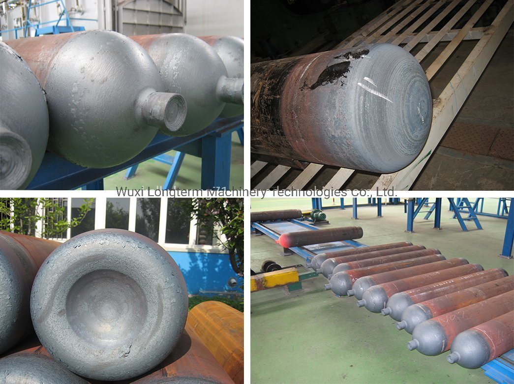 Roller Forming Type CNG Tube Pinning Machine, CNG Cylinder Bottom Closing Machine