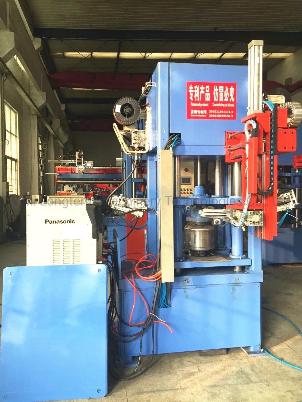 Semi Automatic LPG Cylinder Upper Lower Body Trimming Machine