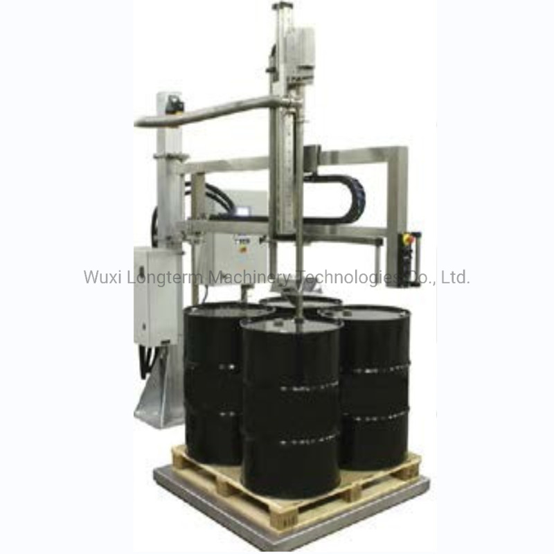 Fully Automatic 210L Big Bottle/Drum/Metal Pail Oil Filling Bottling Packing Machine~