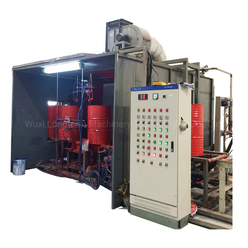 55 Gal/220L Sealed Cylindrical Steel Drum Making Machine Metal Barrel Production Line^