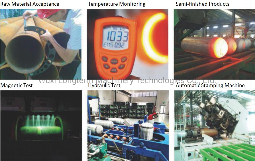 High Pressure Seamless/CNG Cylinder Inner Sand Blasting Machine Outer Shot Blasting Machine