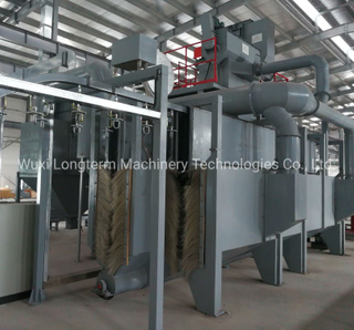 LPG Cylinder Overhead Conveyor Shot Blasting Machine