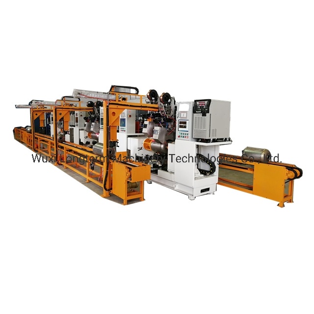 Automatic Compressor Air Tank / Air Receiver Tanks Circular Seam Welding Machine / Seam Welder