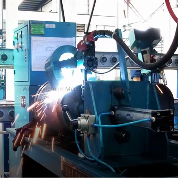 Popular Semi-Automatic LPG Cylinder Handle Welding Machine / Production Line