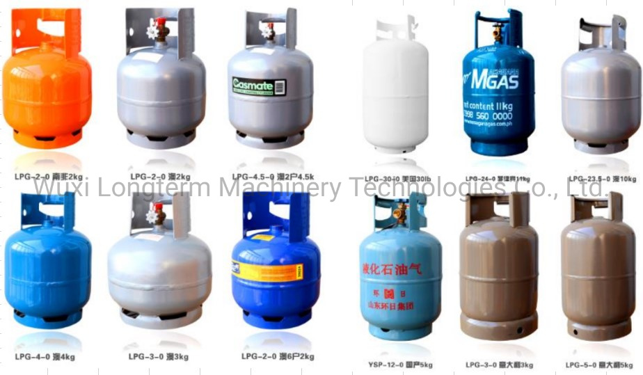 DOT Ce ISO4706 BV 12.5kg26.5L Tare Weight 15kg LPG Propane Butane Gas Cylinder Tank Bottle Yemen Kitchen Restaurant Cooking