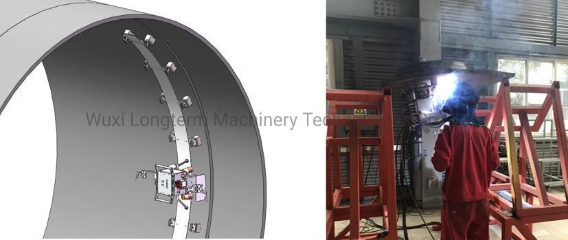 CO2 Welding Machine Pipeline External Miller Arc Welding Machine for Oil and Gas Pipe