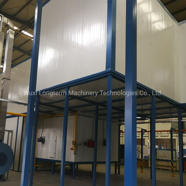 Dust-Free Lift/Elevator Board Powder Coating System, Professional Robot Transfer System Spray Paint Booth for Lift Board